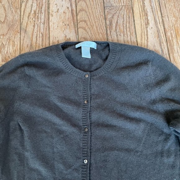 Women's 100% Cashmere Cardigan Sweater - Picture 2 of 2